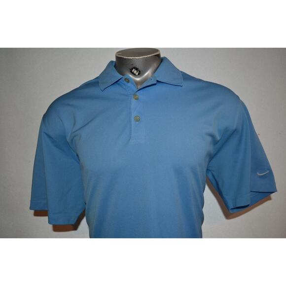 40778 Nike Golf Polo Shirt Athletic Blue Polyester Size XL Mens - Picture 5 of 7